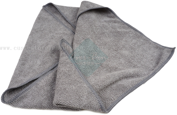 Bulk Grey microfiber terry towel factory